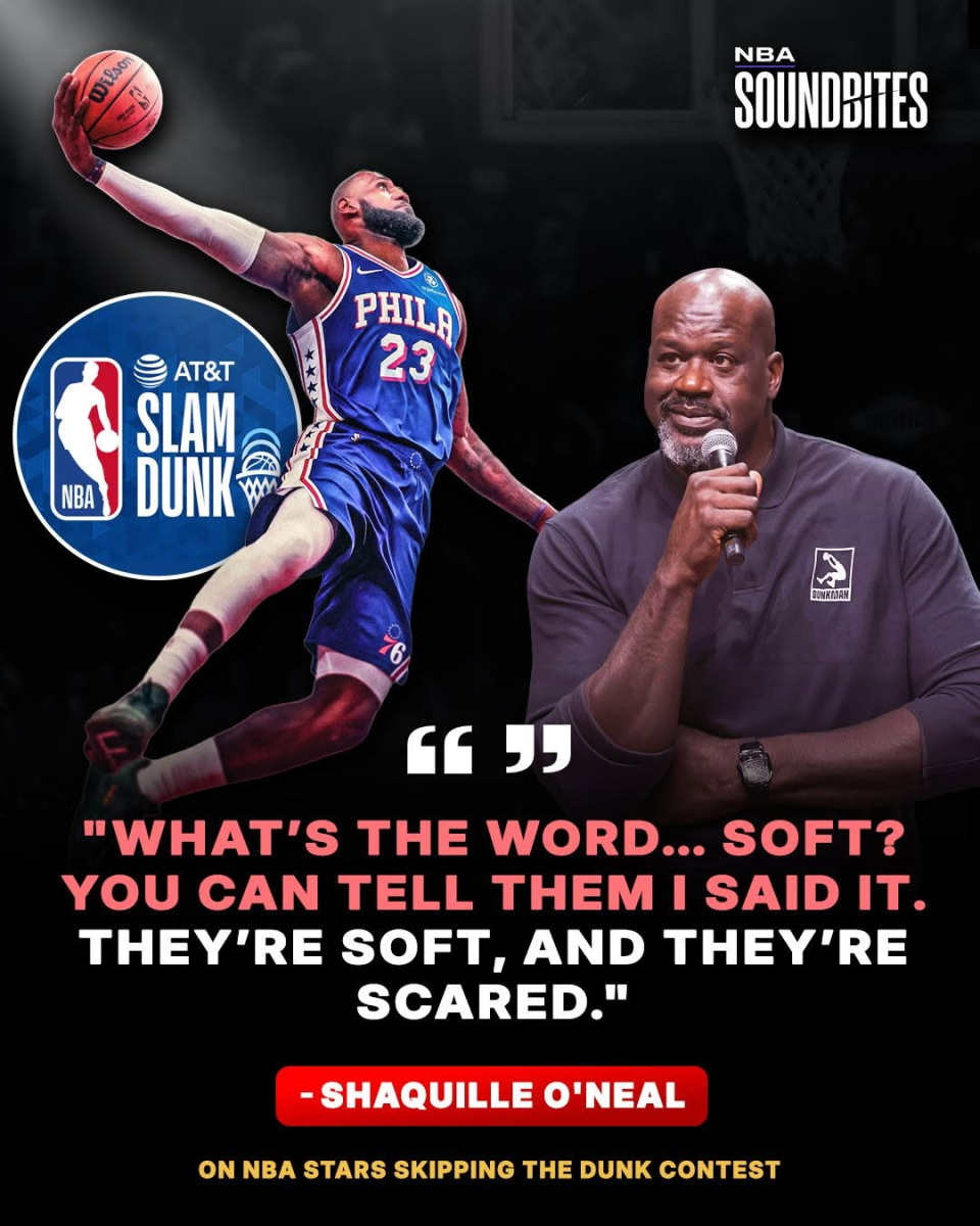 喷谁呢？奥胖炮轰NBA球星不参加扣篮大赛：他们就是太软胆子太小